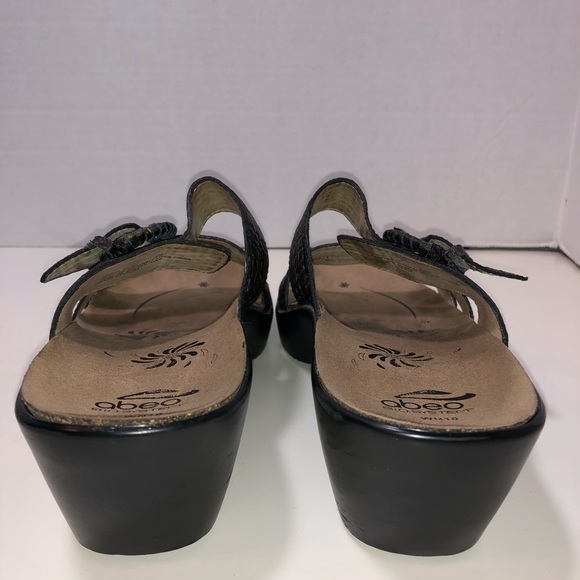 Abeo Dorin Leather Comfort Slides - Picture 6 of 9